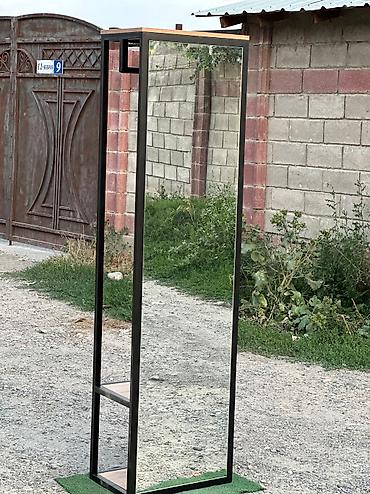 зеркало ош: Напольное зеркало в стиле лофт Размеры (мм) : 1830х510х330 Стоимость  — 4