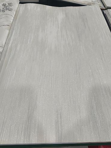 qapi ucun vinil: Açıq krem rəngli dekorativ divar kağızı - Nəfəs alan vinil əsaslı — 1