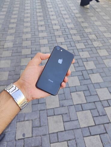 irşad telecom iphone 8: IPhone 8, 64 GB, Qara, Barmaq izi