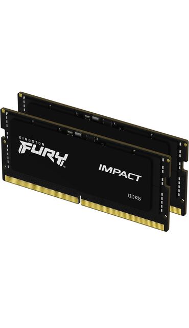 Системы охлаждения: Оперативная память (RAM) Kingston, > 32 ГБ, > 4000 МГц, DDR5, Для ноутбука, Новый