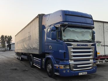 автономная печь для автомобиля: Тягач, Scania, Шторный