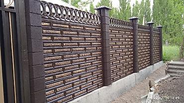 Бетонные еврозаборы: Бетонный еврозабор, Другой бренд, Декоративный, Новый, Оптом,Безналичный расчет — 16