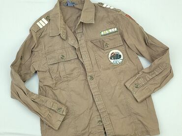 koszula reserved: Shirt 7 years, condition - Very good, pattern - Monochromatic, color - Brown
