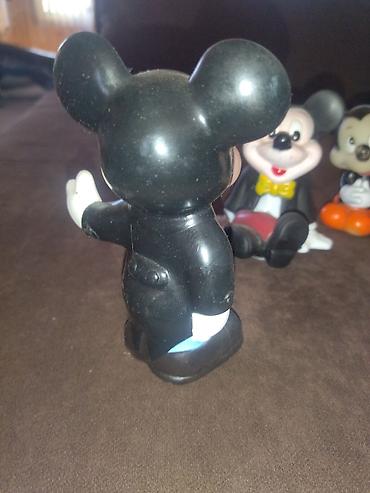 maneki neko top: Mickey və Minnie Mouse fiqurları – 4 ədəd dəst rezin, 1960-70il — 6