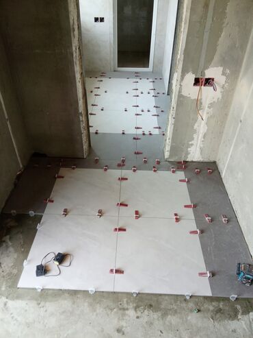 Plitə işləri: Mənzillər🏢, kotteclər🏘️,və digər obyektlərdə🏫🏟️ keramika plitələr🔳 — 26