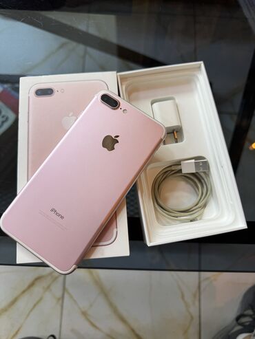 купить бу айфон: IPhone 7 Plus, 32 GB, Rose Gold, Barmaq izi