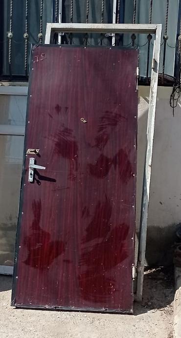 ucuz pərdə: Mənzil üçün İşlənmiş Giriş qapısı 90x200 sm Naliçnik ilə, Zəmanətsiz, Ünvandan götürmə — 2