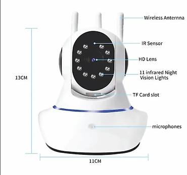 video registor: V380 kamera (Q5SX) Bu kameranı heç bir əlavə qurğusuz və xərcsiz — 3
