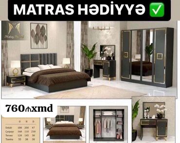 Yataq otağı dəstləri: İkinəfərlik çarpayı, Yeni — 12