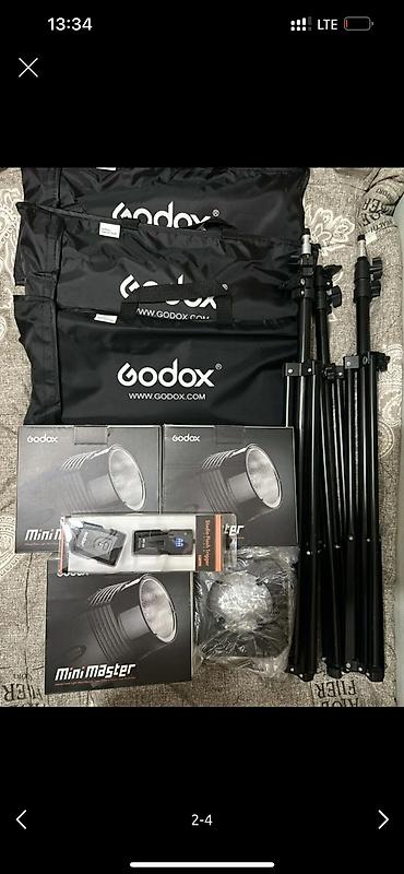 Срочно Студийный комплект импульсивного света Mini Master K150A В at lalafo.kg Срочно Студийный комплект импульсивного света Mini Master K150A В