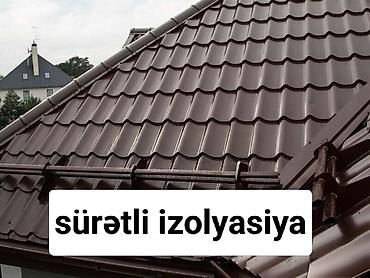 dam sekilleri: Damdan su damirsa süretli ve ucuz izolyasiya #şifer #izolyasiya — 1
