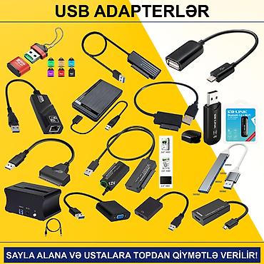 Digər kompüter aksesuarları: USB Adapterlər/Konverterlər (Çeviricilər) SAYLA ALANA VƏ USTALARA — 1