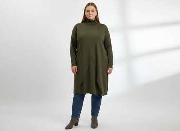 długie spódnice do swetra: Misslook, Sukienka damska, rozmiar 4XL