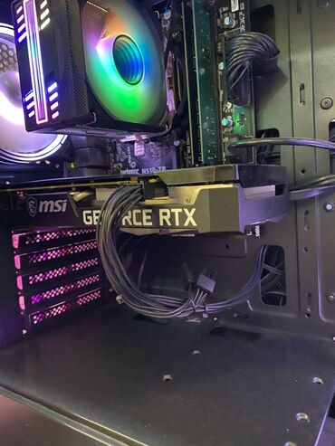 Жёсткие диски (HDD): Видеокарта MSI GeForce RTX 3060, 12 ГБ, Б/у