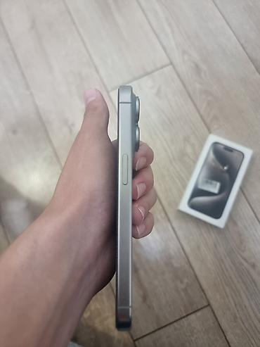 apple iphone 6: IPhone 15 Pro, Б/у, 256 ГБ, Natural Titanium, Коробка, 84 % — 5