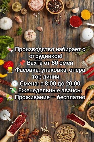 ищу работу повара: Требуется Упаковщик, Без опыта