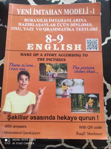 english 8 sinif derslik: Ingilis dili tezedir sekiller esasinda hekaye qurmaq