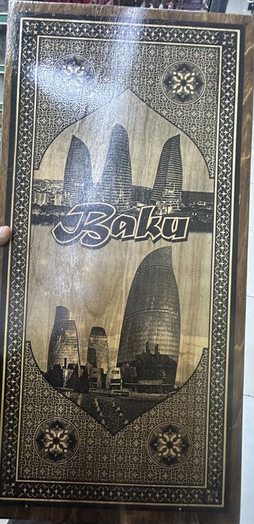 Nərdlər: Ağacdan hazırlanmış 3-i 1-də stolüstü oyun dəsti - Material — 15