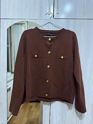Кардиган, Трикотаж, Короткая модель, Осень-весна, Вязаная модель at lalafo.kg Кардиган, Трикотаж, Короткая модель, Осень-весна, Вязаная модель