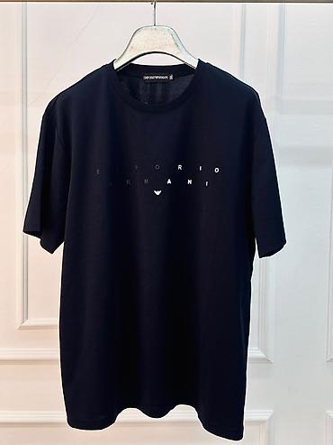 armani: Мужская футболка, M, 3XL, XL, Emporio Armani, Новый, цвет - Коричневый — 3