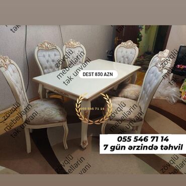 Divanlar: Qonaq otağı üçün, Yeni, 6 stul
