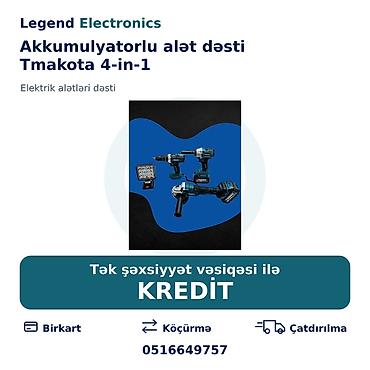 dinamometrik acar: Elan başlığı: Akkumulyatorlu alət dəsti Tmakota 4-in-1, 21V Elan — 1