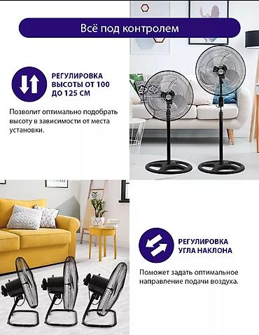 Воздуходувка: Вентилятор Напольный, Лопастной — 6