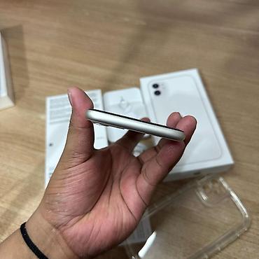 telefon iphone 11: IPhone 11, 128 GB, Ağ, Zəmanət, Kredit, Simsiz şarj — 3