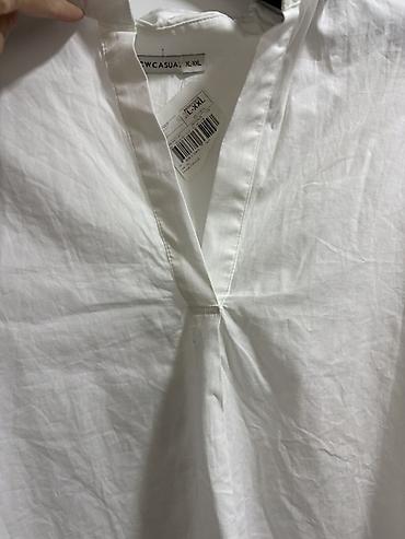 lc wikiki: LCW Casual qadın köynəyi - Rəng: ağ - Ölçü: XL–XXL (etiketdə — 3