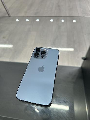 Apple iPhone: IPhone 13 Pro, Б/у, 128 ГБ, Sierra Blue, Защитное стекло, Чехол, 75 % — 1