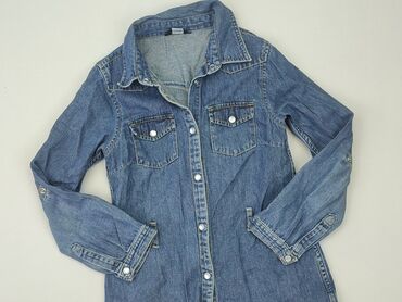 niebieska bluzka na ramiączkach: Children's jeans jacket, 9 years, 128-134 cm, George, condition - Good