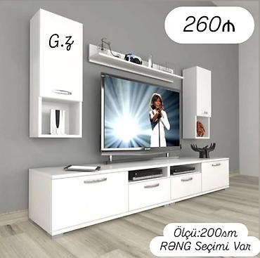 Ev üçün digər mebel: *Yeni✨Tv Stend 260Azn* ✔️İstehsal Rusiya Laminat 18/lik qalınlıqda — 1