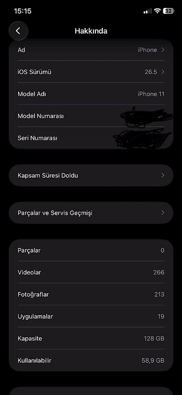 Apple iPhone: IPhone 11, 128 GB, Qara, Face ID — 9