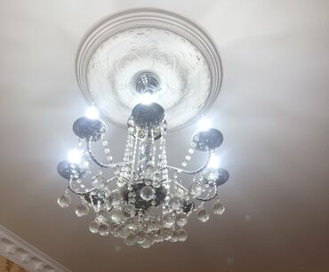 беспроводные светильники на кухню: Çılçıraq, 8 lampa lalafo.az -da беспроводные светильники на кухню: Çılçıraq, 8 lampa