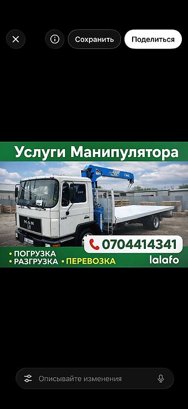 Стрела 8 м, 3 т, Борт 10000 кг