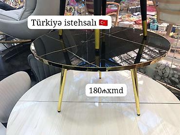 turk mebelleri bakida: Yumru masa, Açılmayan, Təkərsiz, Türkiyə, Zəmanətsiz — 4