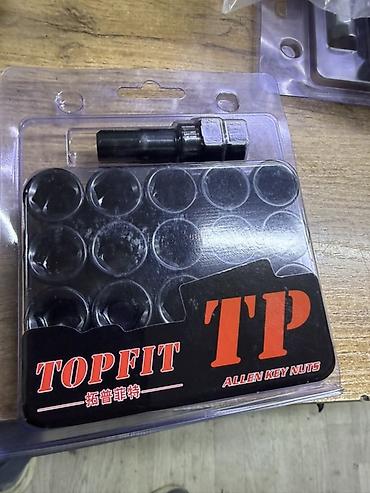 ключ для спиц: Набор секретных гаек для колёс TOPFIT (TP) + ключ - Тип: секретки для — 3