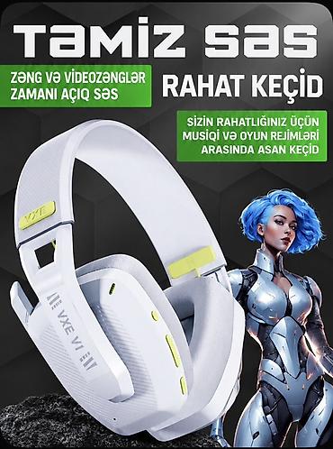 hyperx cloud 3: VGN VXE Siren V1 gamer qulaqlığı VGN VXE Siren V1 oyun, musiqi, zəng — 2