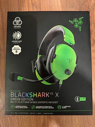 black: Продаю Razer BlackShark V2 X Green. Практически не пользовались, в — 1