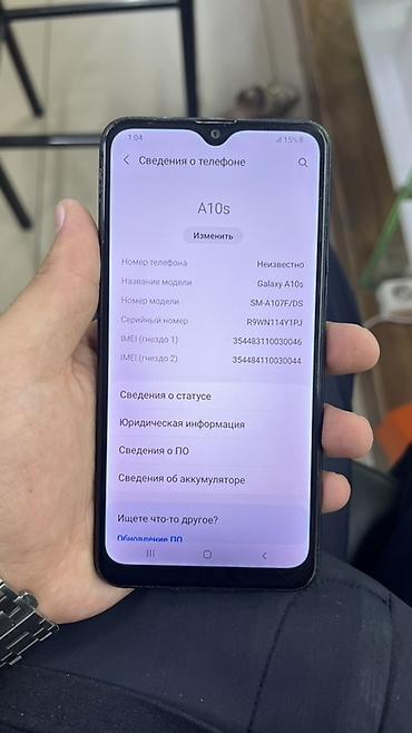 Смартфон Samsung Galaxy A10s (модель SM-A107F/DS) Основные