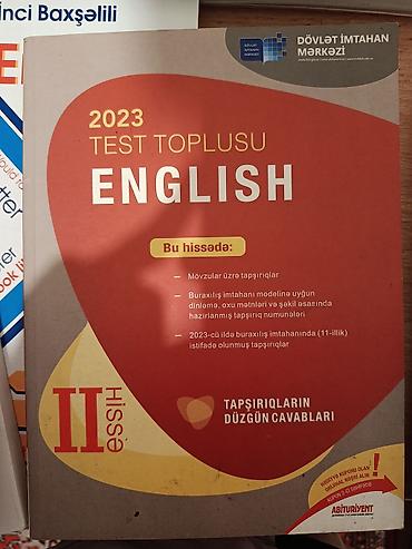 Testlər: İngilis dili Testlər 11-ci sinif, DİM, 2-ci hissə, 2023 il — 1