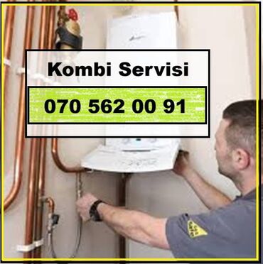 plitə qaz: Kombi Servisi. Quraşdırma, Unvanda Təmir, Diaqnostika, Erpdən