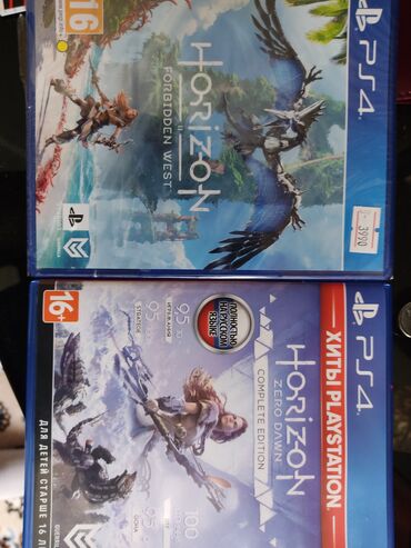 PS4 (Sony PlayStation 4): Продаю 2 части Horizon,диски в идеальном состоянии,новые.5000 за два
