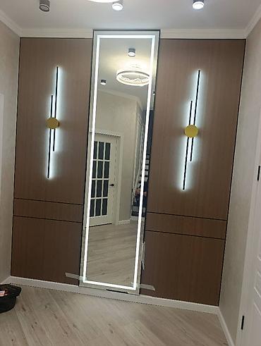 Зеркало-панель с LED‑подсветкой для прихожей/гардеробной -