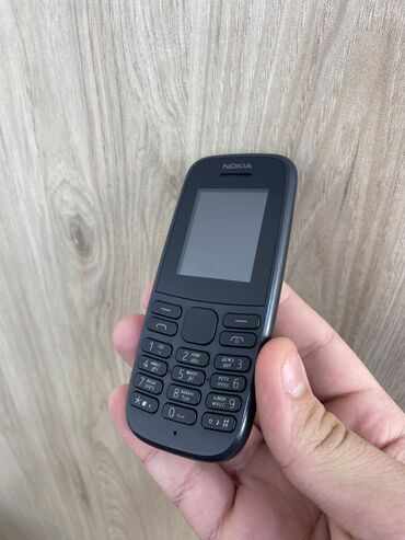 telefon tutacag: Nokia 105 4G, 1 TB, rəng - Qara, Düyməli, İki sim kartlı