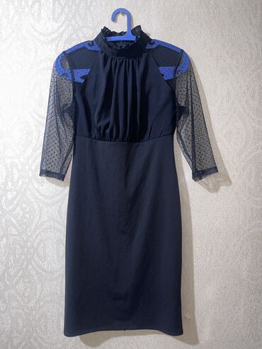 женские блузки с коротким рукавом: Вечернее платье, Коктейльное, Короткая модель, С рукавами, One size