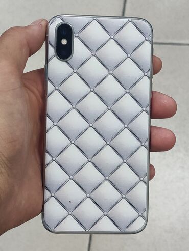 купить бу кондиционер в бишкеке: IPhone X, Б/у, 256 ГБ, Белый, Защитное стекло, Чехол, 78 %