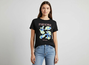 prada koszulka damska: Stradivarius, T-shirt damski, rozmiar S