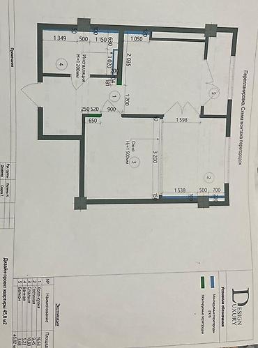 Продажа квартир: 2 комнаты, 45 м², Ала-Арча ТРЦ Элитка, 12 этаж, Евроремонт — 19