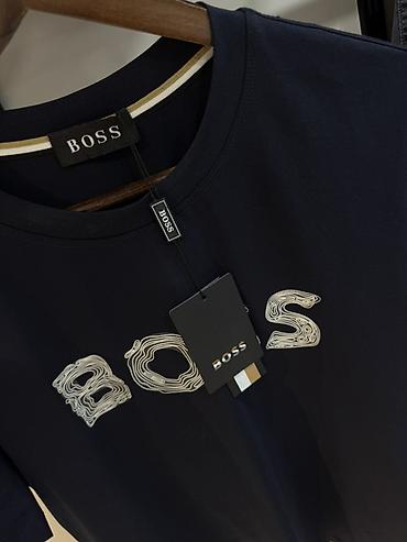 Футболки: Мужская футболка, 3XL, M, L, Boss, Новый, цвет - Белый, Самовывоз — 2
